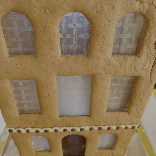 Amsterdam gingerbread canal house - Making of 4