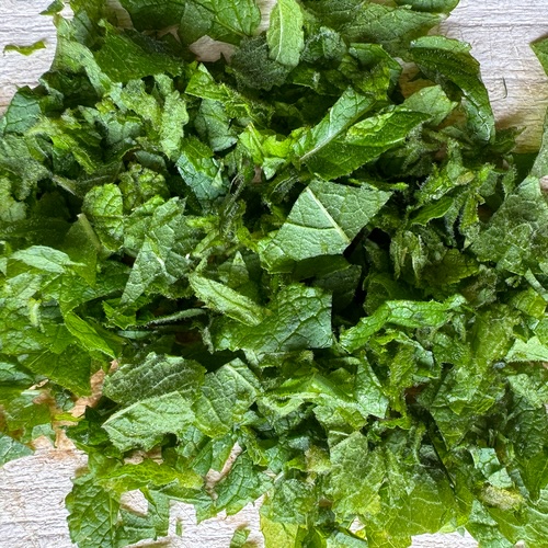 Jam with strawberry mint - Making of 2