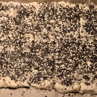 Sesame shortbread - Making of 3